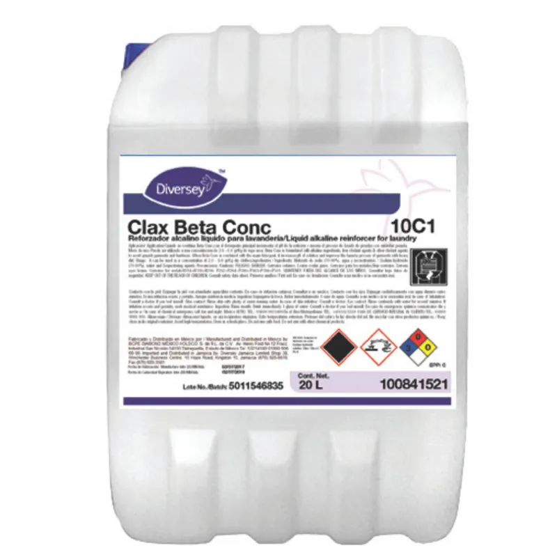 Detergente Lavandería Concentrado Clax Beta Diversey 10C1 20L