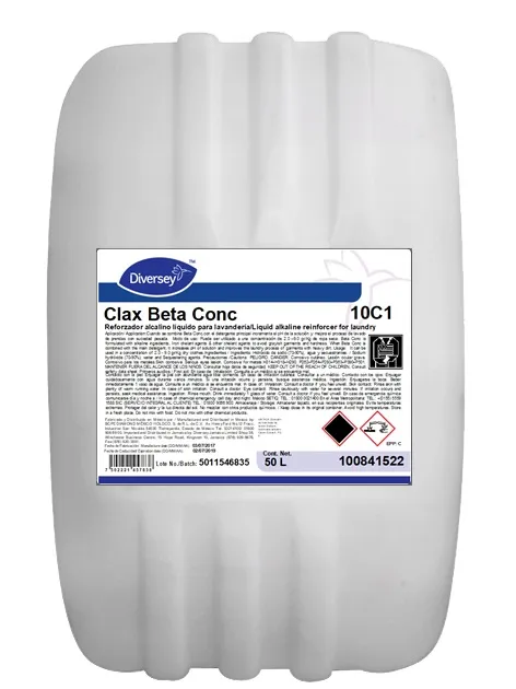 Detergente Ropa Profesional Clax Beta Concentrado Diversey 10C1 50L