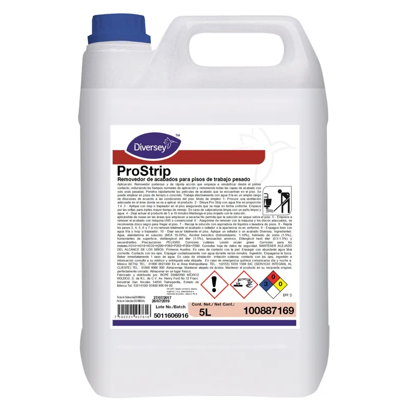 Removedor de Acabados Pro Strip Diversey 5L