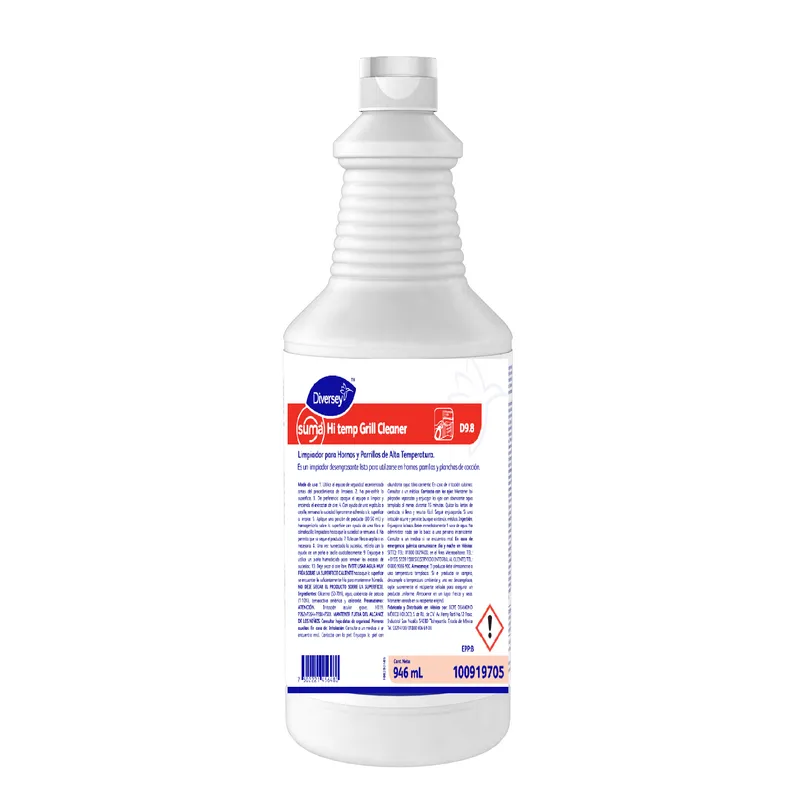 Limpiador Parrillas Alta Temperatura Suma Grill Hi-Temp D9.8 Diversey 946ml