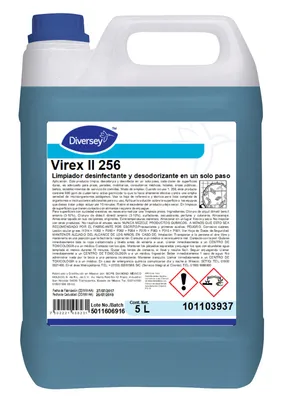 Desinfectante Virex II 256 Diversey 101103937 - 4x5L