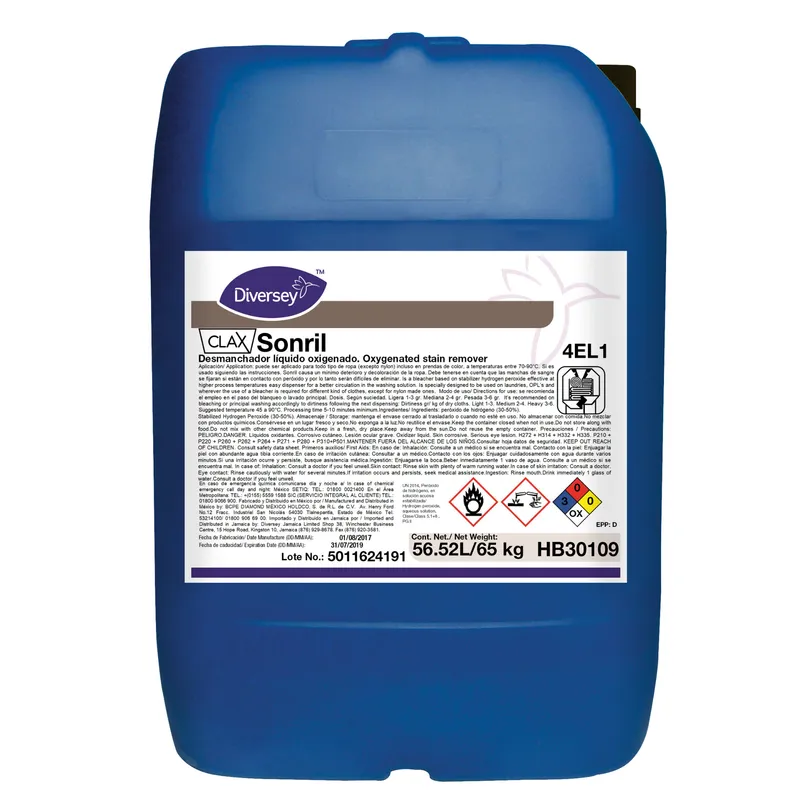 Detergente para Lavandería Clax Sonril Diversey HB30109