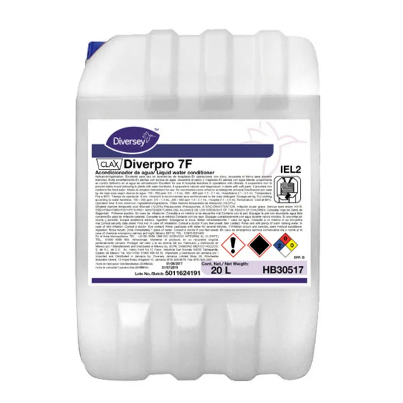 Detergente Lavandería Profesional Clax Diverpro 7F Diversey 20L