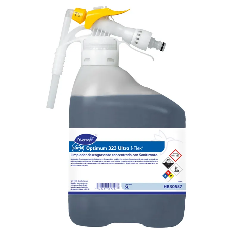 Suma Optimum 323 Ultra J-Flex Limpiador Desengrasante Profesional 5L