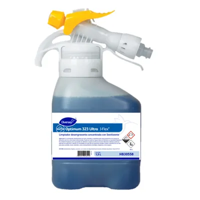 Detergente Desengrasante Cocina Diversey Optimum 323 Ultra J-Flex 3L