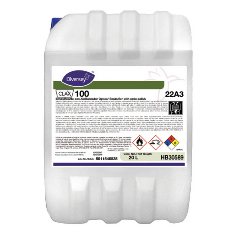 Detergente Lavandería Profesional Clax 100 22A3 Diversey HB30589
