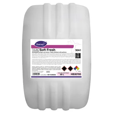 Clax Soft Fresh 50A1 Detergente Suavizante para Lavandería Profesional