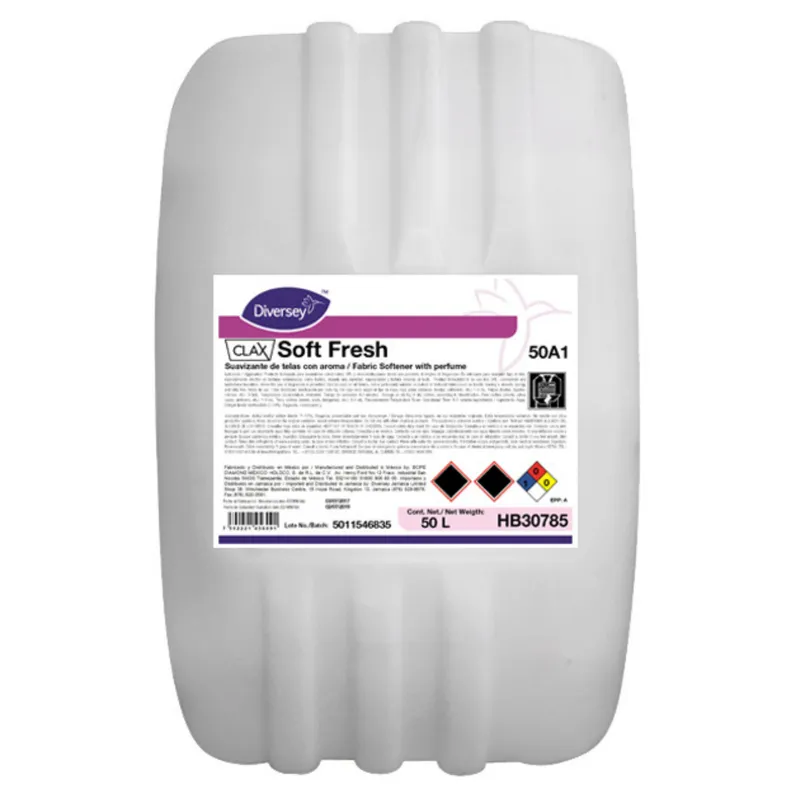 Clax Soft Fresh 50A1 Detergente Suavizante para Lavandería Profesional